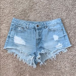 High Waisted Jean shorts
